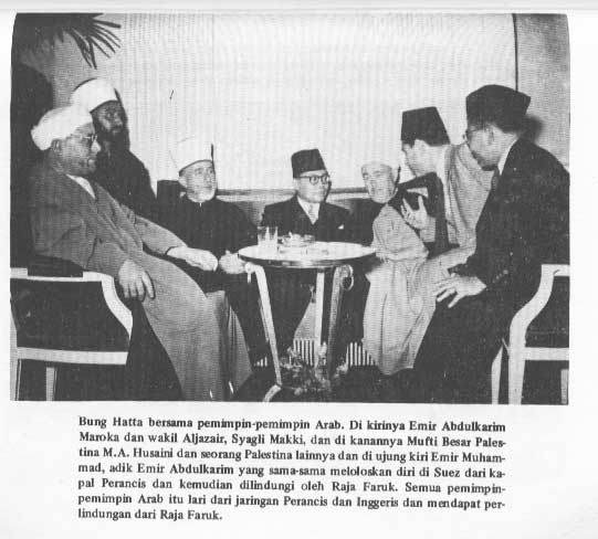 Kemerdekaan RI-Hatta & Mufti serta para pemimpin Arab dan dukungan mereka terhadap kemerdekaan RI-jpeg.image