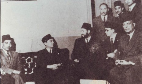 Kemerdekaan RI-atas dukungan Ikhwan, Mesir menjadi negara pertama mengakui kemerdekaan RI-Hasan Al Banna & St Syahrir-jpeg.image