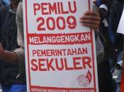Pemilu-demo tolak pemilu-melanggengkan pemerintahan sekuler-jpeg.image