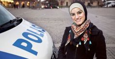 Polwan berjilbab-Donna Eljammal (26) polwan Swedia yang berjilbab-jpeg.image