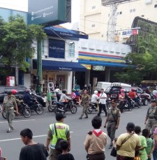 Simbol Zionis Yahudi di Karnaval Paskah Semarang-3